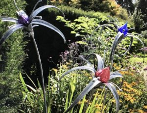 Single Wildflowers with Coloured Glass