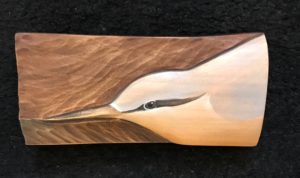 'Relief Wood Carving Nuthatch