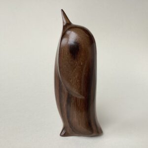 Hand carved Penguin in Rosewood