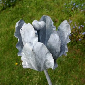 Single Tulip Garden Sculpture