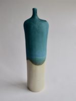 Stoneware Tall Landscape Bottle