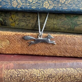 'Wild Folk' Black Fox Pendant