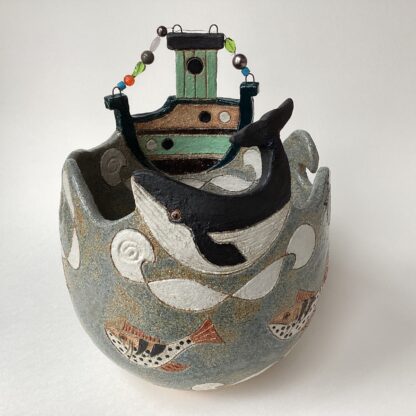 ‘Boat, Whale & Fish Pot’