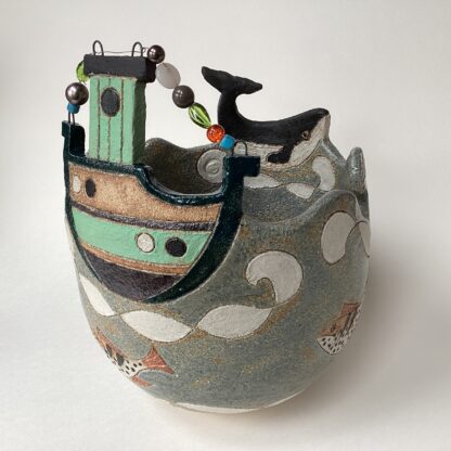 ‘Boat, Whale & Fish Pot’