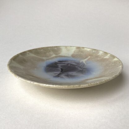 'Slate Blue' Crystalline Glazed Dish