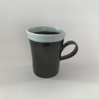Porcelain Mug Tenmoku and Celadon