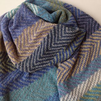 'St Ives' Scarf in Blues