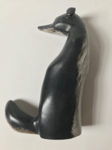 Hand Carved Collie Dog