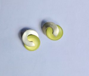 Cellulose Acetate Gabo Stud Earrings