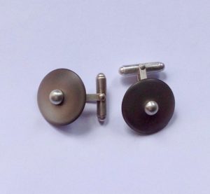 Cellulose Acetate Button Cufflinks 