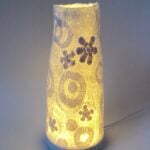 ‘Flowers and Circles Luminary’