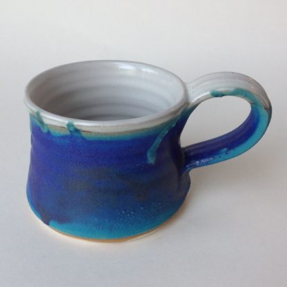 Small Blue Stoneware Mug