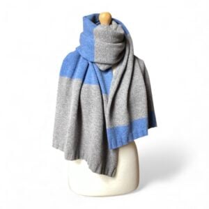 'Bowden Colour Block Stole 'Jeans'