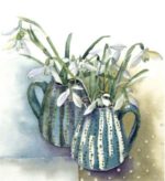 Snowdrops in Two Jugs