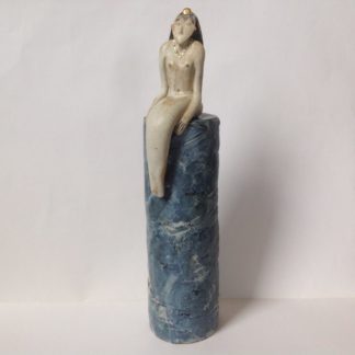Ceramic Sculpture Nude on Plinth