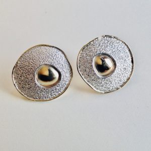 Silver & Gold Stud Earrings