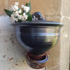 Salt Glaze Wall Planter