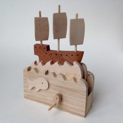 'Galleon at Sea' Wooden Automata