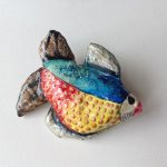 Colourful Fish Brooch