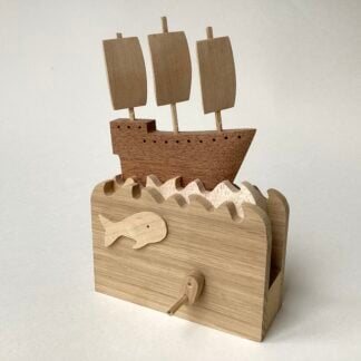 Galleon at Sea Wooden Automata