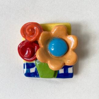 ‘Yellow Daisy' Brooch