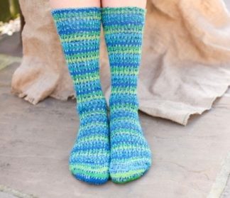 Blue-faced Leicester Wool Socks