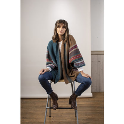 Lambswool Blanket Coat in Lugano