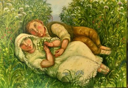 Oil on Canvas – Spring Hedgerow Bride