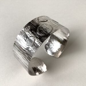 ‘Silver Cuff with Circles’