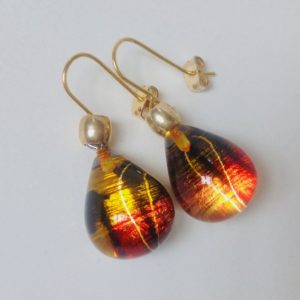 Acrylic Gem-Drop Earrings