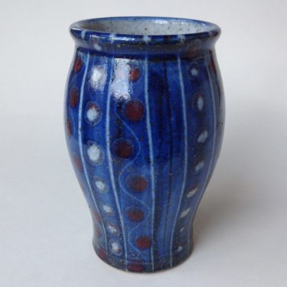 Blue Ella Vase in Stoneware