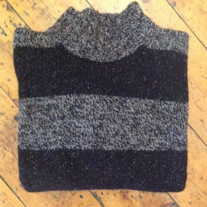 Pure Wool Wide Striped Sweater