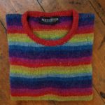 'Bright Striped' Wool Sweater