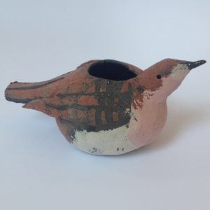 Ceramic Small Bird Vase