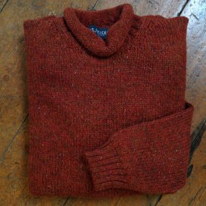 'Autumn/Russet' Wool Sweater