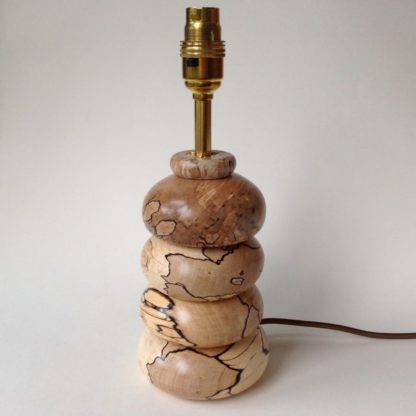 'Spalted Beech Bobble Lamp'