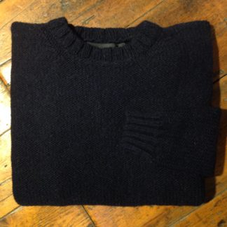 'Deep Navy' Wool Sweater