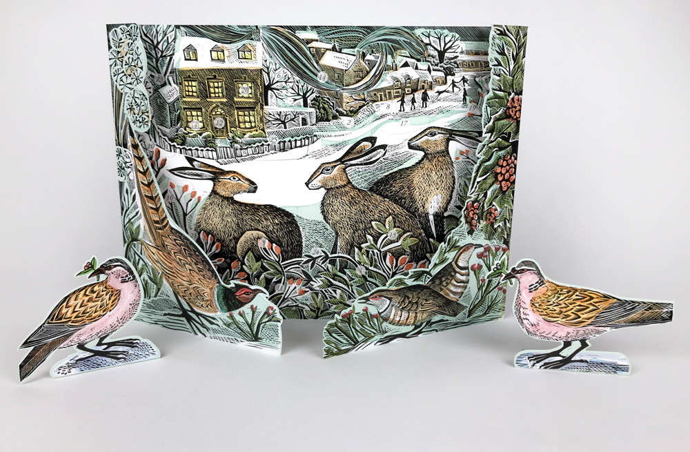 We Three Hares Advent Calendar Old Chapel Gallery