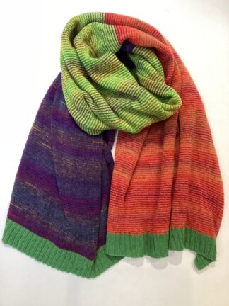 ‘Treeline’ Wrap in Aubergine 