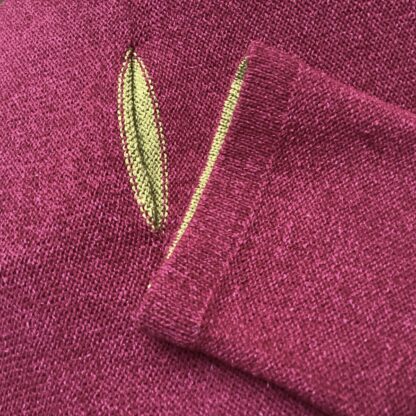  ‘Carousel’ Sweater in Cerise/Sap