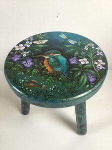 ‘Kingfisher’ Stool