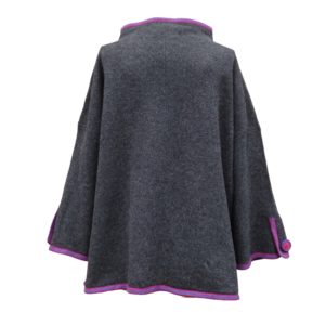 M-Cherry Sweater in Charcoal Brights