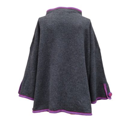 M-Cherry Sweater in Charcoal Brights