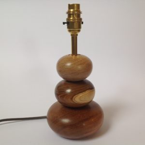 Oak & Laburnum Cobbles Lamp