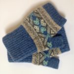 Lambswool Mittens in Sepia