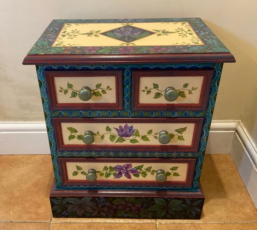 'Floral Chest of Drawers'