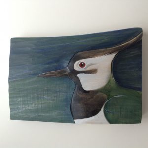 Relief Wood Carving 'Lapwing'