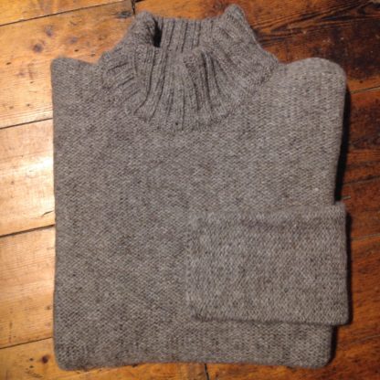 'Dark Oatmeal Marl' Wool Sweater 