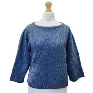 Royal Blue Crail Top