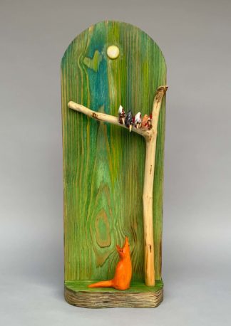 Hand Carved Wood  ‘High Hopes’